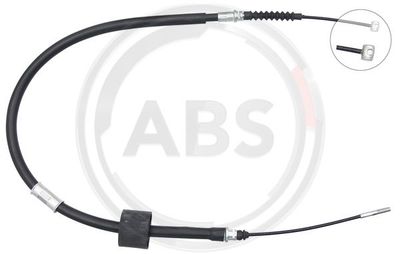 Cable Pull, parking brake A.B.S. K18881