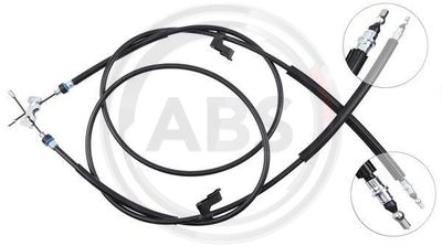 Cable Pull, parking brake A.B.S. K19076