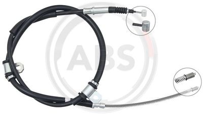 Cable Pull, parking brake A.B.S. K19227