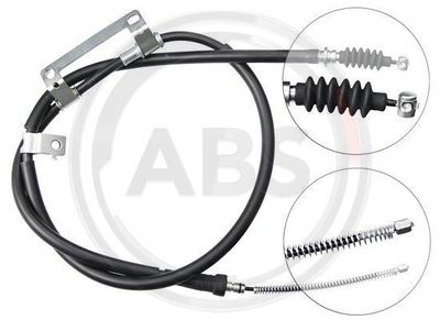 Cable Pull, parking brake A.B.S. K19327