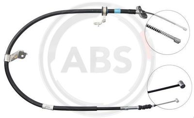 Cable Pull, parking brake A.B.S. K19337
