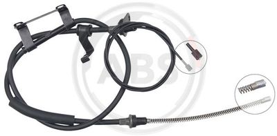 Cable Pull, parking brake A.B.S. K19387