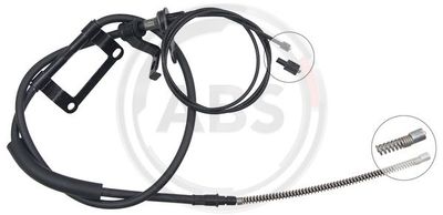 Cable Pull, parking brake A.B.S. K19418