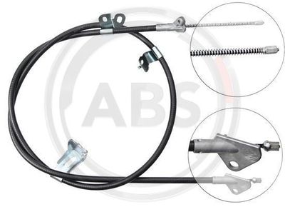 Cable Pull, parking brake A.B.S. K19517