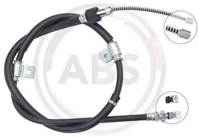 Cable Pull, parking brake A.B.S. K19820