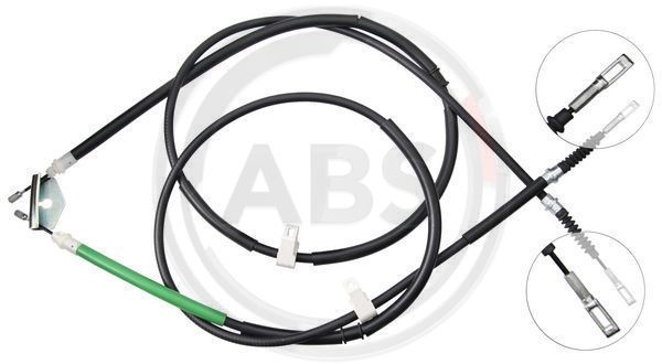 A.B.S. K19915 Cable Pull, parking brake