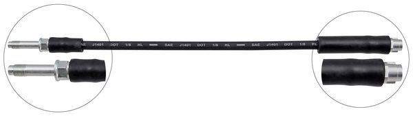 A.B.S. SL 1276 Brake Hose