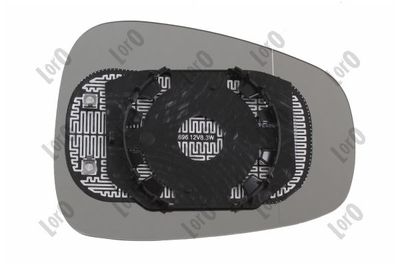 Mirror Glass, exterior mirror ABAKUS 0108G01