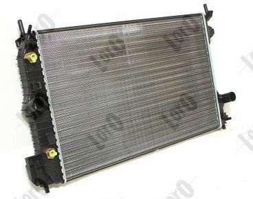 Radiator, engine cooling ABAKUS 016-017-0065