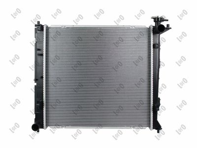 Radiator, engine cooling ABAKUS 024-017-0014