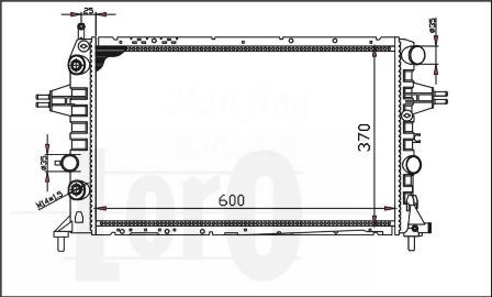 ABAKUS 037-017-0073 Radiator, engine cooling