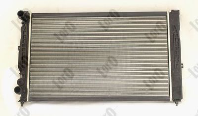 Radiator, engine cooling ABAKUS 053-017-0050