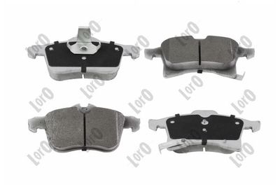 Brake Pad Set, disc brake ABAKUS 231-01-005