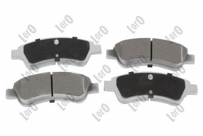 Brake Pad Set, disc brake ABAKUS 231-01-008
