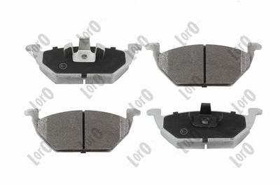 Brake Pad Set, disc brake ABAKUS 231-01-011