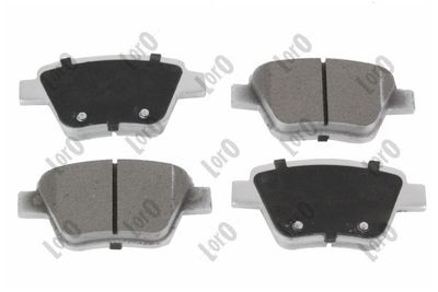 Brake Pad Set, disc brake ABAKUS 231-01-016