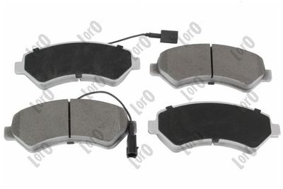 Brake Pad Set, disc brake ABAKUS 231-01-018