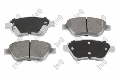 Brake Pad Set, disc brake ABAKUS 231-01-024