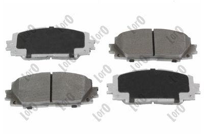 Brake Pad Set, disc brake ABAKUS 231-01-029