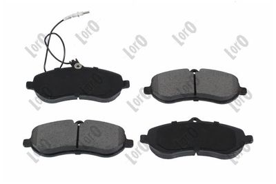Brake Pad Set, disc brake ABAKUS 231-01-044