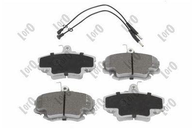 Brake Pad Set, disc brake ABAKUS 231-01-054