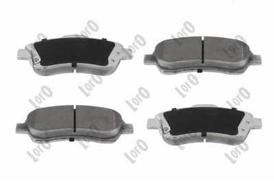 Brake Pad Set, disc brake ABAKUS 231-01-071