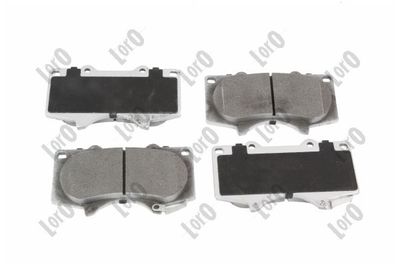 Brake Pad Set, disc brake ABAKUS 231-01-085