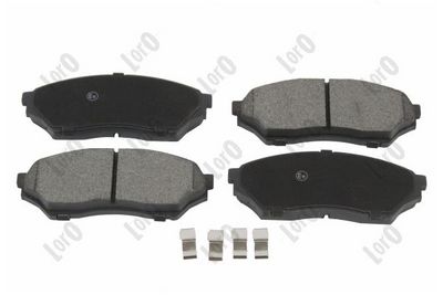 Brake Pad Set, disc brake ABAKUS 231-01-126