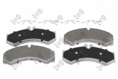 Brake Pad Set, disc brake ABAKUS 231-01-127