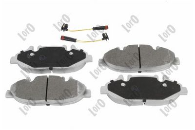 Brake Pad Set, disc brake ABAKUS 231-01-134