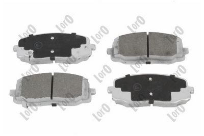 Brake Pad Set, disc brake ABAKUS 231-01-139