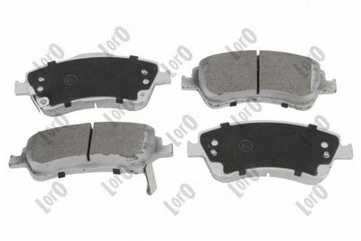 Brake Pad Set, disc brake ABAKUS 231-01-143