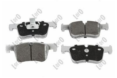Brake Pad Set, disc brake ABAKUS 231-01-161
