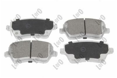 Brake Pad Set, disc brake ABAKUS 231-01-166