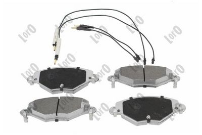 Brake Pad Set, disc brake ABAKUS 231-01-174