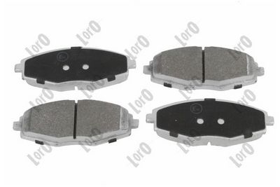 Brake Pad Set, disc brake ABAKUS 231-01-175