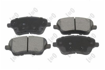 Brake Pad Set, disc brake ABAKUS 231-01-186