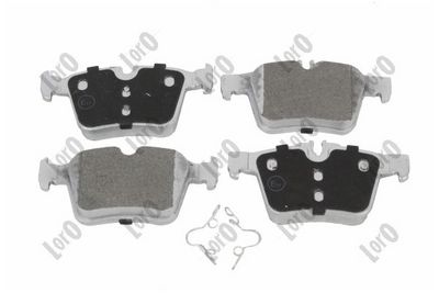 Brake Pad Set, disc brake ABAKUS 231-01-187