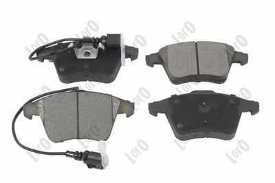 Brake Pad Set, disc brake ABAKUS 231-01-204