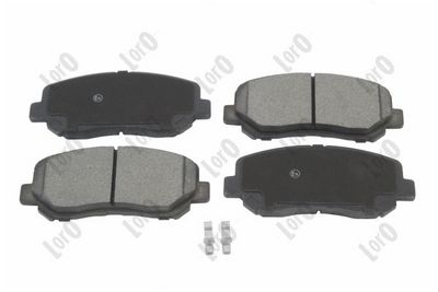 Brake Pad Set, disc brake ABAKUS 231-01-205