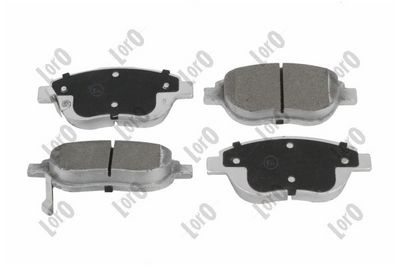 Brake Pad Set, disc brake ABAKUS 231-01-207