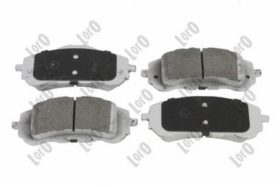 Brake Pad Set, disc brake ABAKUS 231-01-209