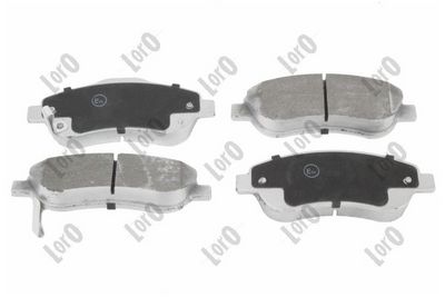 Brake Pad Set, disc brake ABAKUS 231-01-230