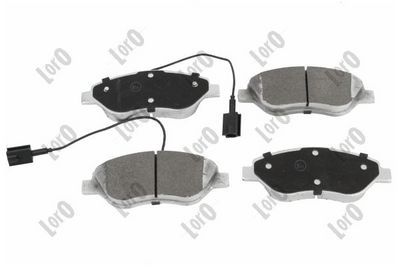 Brake Pad Set, disc brake ABAKUS 231-01-234