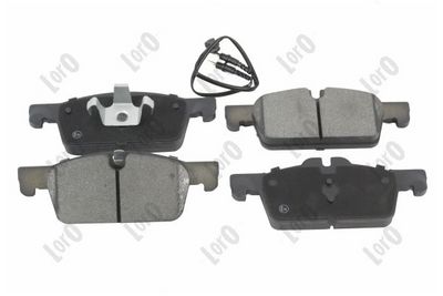 Brake Pad Set, disc brake ABAKUS 231-01-235