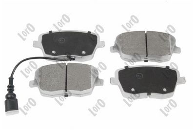Brake Pad Set, disc brake ABAKUS 231-01-236