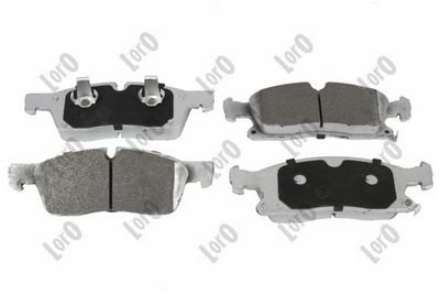 Brake Pad Set, disc brake ABAKUS 231-01-243