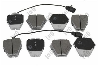Brake Pad Set, disc brake ABAKUS 231-01-245