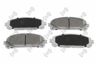 Brake Pad Set, disc brake ABAKUS 231-01-251