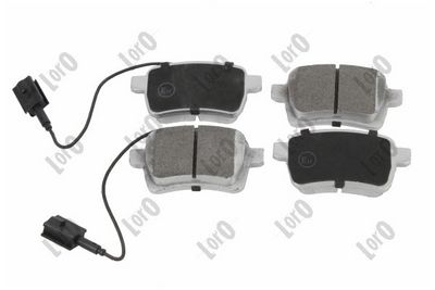 Brake Pad Set, disc brake ABAKUS 231-01-265